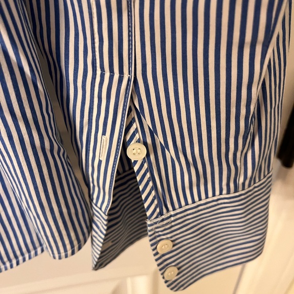 JCrew blue and white stripped button down shirt - Picture 4 of 4